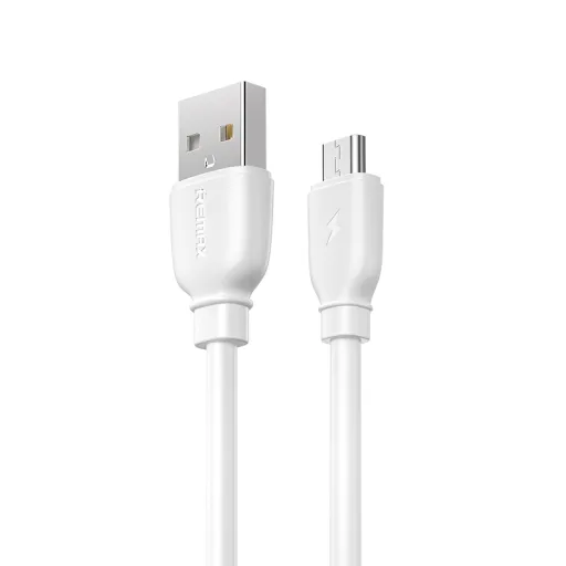 USB - Micro USB kábel 2.4A 1M fehér Remax Suji Pro