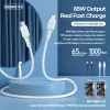 Remax Zeron USB Type-C - USB Type-C 65W kábel 1m kék - 0. kép