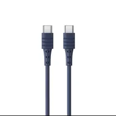 Remax Zeron USB Type-C - USB Type-C 65W kábel 1m kék