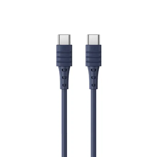 Remax Zeron USB Type-C - USB Type-C 65W kábel 1m kék