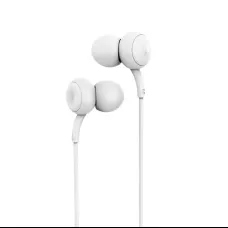 Remax Vezetékes fülhallgató 3.5mm jack audio fehér