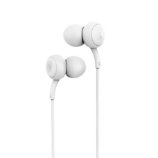 Remax Vezetékes fülhallgató 3.5mm jack audio fehér