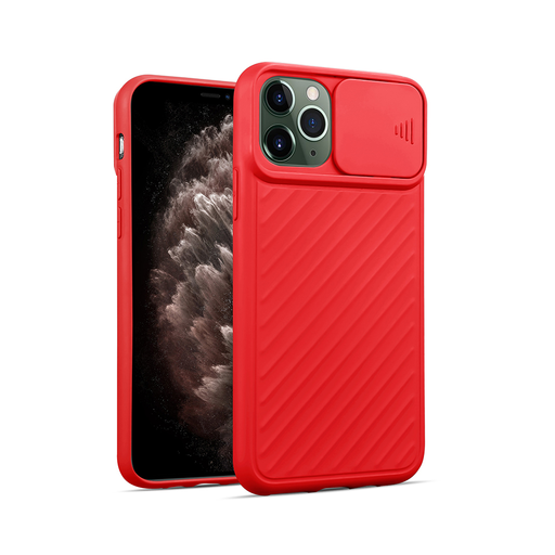 iPhone 13 TPU tok kameralencse védővel piros Alphajack iPhone 13 TPU tok kameralencse védővel piros Alphajack
