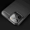 iPhone 13 Carbon szénszál mintájú TPU tok fekete - 3. kép