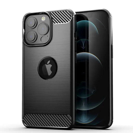 iPhone 13 Carbon szénszál mintájú TPU tok fekete iPhone 13 Carbon szénszál mintájú TPU tok fekete