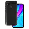 Xiaomi Redmi 9C Carbon szénszál mintájú TPU tok fekete - 0. kép