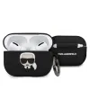 Airpods Pro 1/2 Karl Lagerfeld Ikonik szilikon tok fekete (KLACAPSILGLBK) - 0. kép