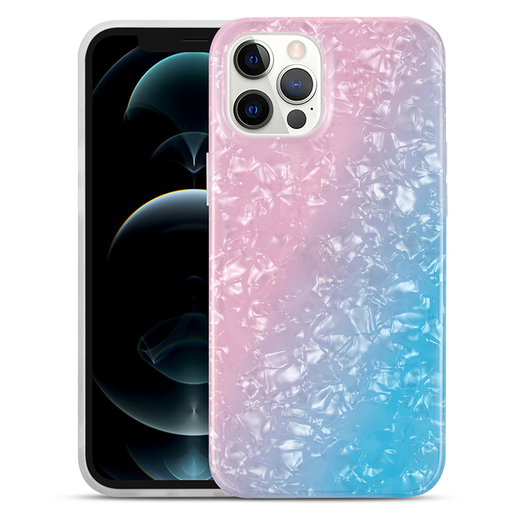 iPhone 13 Pro TPU tok színes mintával Alphajack (P2) kék-rózsaszín iPhone 13 Pro TPU tok színes mintával Alphajack (P2) kék-rózsaszín