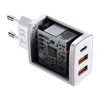 Baseus Compact fali töltő adapter 2xUSB + Type C PD 3.0 QC 3.0 30W 3A fehér - 3. kép