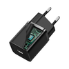 Baseus Super Si 1C fali töltő adapter Type C QC PD 30W 3A fekete - 2. kép