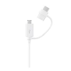 Samsung EP-DG930DWE Type C / micro USB kábel Fehér