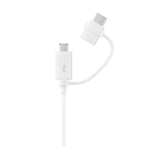 Samsung EP-DG930DWE Type C / micro USB kábel Fehér
