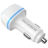 Borofone B14 Max Szivargyújtós töltő 2x USB, 2.4A fehér - 4. kép