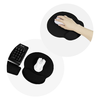 Ergonomikus egérpad fekete színben - 2. kép