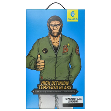 iPhone XS MAX Mr. Monkey 5D üvegfólia 9H fokozott védelemmel fekete kerettel