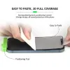 iPhone 12 Pro Max Bestsuit Flex-Buffer Hybrid 5D kijelzővédő üvegfólia antibakteriális fekete - 1. kép