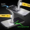 iPhone 12 Pro Max Bestsuit Flex-Buffer Hybrid 5D kijelzővédő üvegfólia antibakteriális fekete - 4. kép