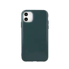 Samsung A22 4G Jelly szilikon tok forest green