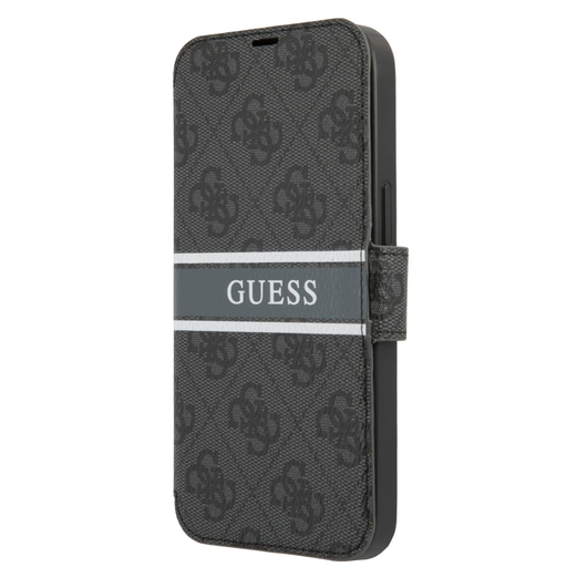 iPhone 13 mini Guess PU 4G Printed Stripe fliptok szürke (GUBKP13S4GDGR) iPhone 13 mini Guess PU 4G Printed Stripe fliptok szürke (GUBKP13S4GDGR)