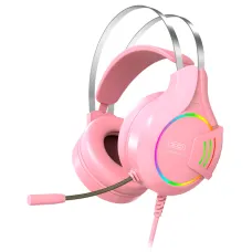 XO GE-04 Drôtové Herné Slúchadlá 3,5 mm jack audio ružové XO GE-04 Drôtové Herné Slúchadlá 3,5 mm jack audio ružové