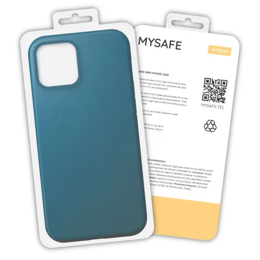 iPhone 12 / 12 Pro MySafe Skin tok kék iPhone 12 / 12 Pro MySafe Skin tok kék