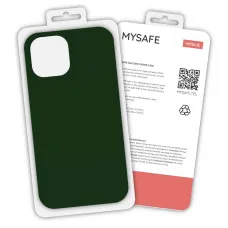 iPhone 13 Pro Max MySafe Silicone tok sötétzöld