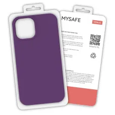 iPhone XR MySafe Silicone tok lila