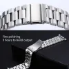Apple Watch 4/5/6/7/8/SE (38/40/41mm) fém óraszíj ezüst színű Alphajack - 2. kép