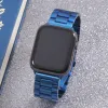 Apple Watch 4/5/6/7/8/SE/Ultra (42/44/45/49mm) fém óraszíj kék színű Alphajack - 1. kép