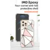 iPhone 12 Pro Max TPU szilikon tok geometriai mintával Alphajack (EPOXY-1) - 4. kép