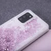 Samsung Galaxy A22 4G Liquid Sparkle folyékony flitteres tok lila - 3. kép