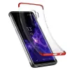 Baseus Armor áttetsző TPU tok Samsung S9 G960 piros színű kerettel - 3. kép