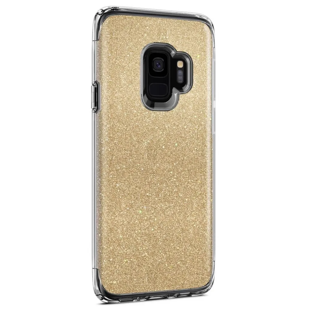 Spigen Vékony Glitteres tok Samsung S9 arany - 7