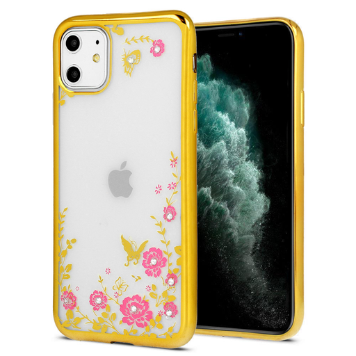 iPhone 13 Pro Max Diamond Flower tok arany iPhone 13 Pro Max Diamond Flower tok arany