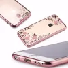 iPhone 13 Pro Max Diamond Flower tok rose gold - 2. kép