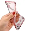 iPhone 13 Pro Diamond Flower tok rose gold - 1. kép