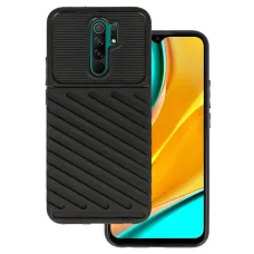 Xiaomi Redmi 9 Thunder fokozott védelmet biztosító flexibilis TPU tok fekete