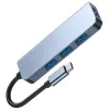 Tech-Protect V1 TYPE-C HUB Adapter 4in1 szürke - 4. kép