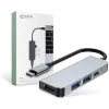 Tech-Protect V2 TYPE-C HUB Adapter 4in1 szürke - 0. kép