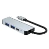 Tech-Protect V2 TYPE-C HUB Adapter 4in1 szürke - 3. kép