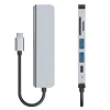 Tech-Protect V4 TYPE-C HUB Adapter 6in1 szürke - 0. kép