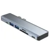 Tech-Protect V5 TYPE-C HUB Adapter 7in1 szürke - 0. kép