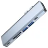 Tech-Protect V5 TYPE-C HUB Adapter 7in1 szürke - 2. kép