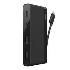 Belkin Type-C Mediahub 2x SUB Type-C, 2x USB 3.0, Fekete