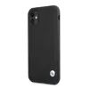 iPhone 11 BMW Leather Deboss bőrtok fekete (BMHCN61RCDPK) - 0. kép