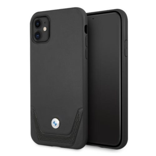 iPhone 11 BMW Leather Perforate bőrtok fekete (BMHCN61RSWPK) iPhone 11 BMW Leather Perforate bőrtok fekete (BMHCN61RSWPK)