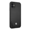 iPhone 11 BMW Leather Perforate bőrtok fekete (BMHCN61RSWPK) - 4. kép