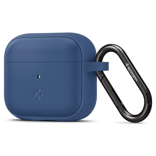 Apple Airpods 3 Spigen Silicone Fit tok sötétkék Apple Airpods 3 Spigen Silicone Fit tok sötétkék