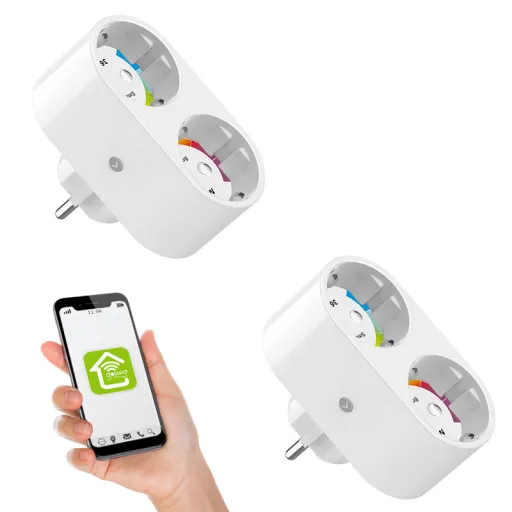 Gosund SP211 Dual smart plug okos konnektor WiFi 3500W (2db)