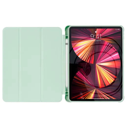 iPad Pro 12.9'' 2020 / 2021 Smart Cover tok világoszöld